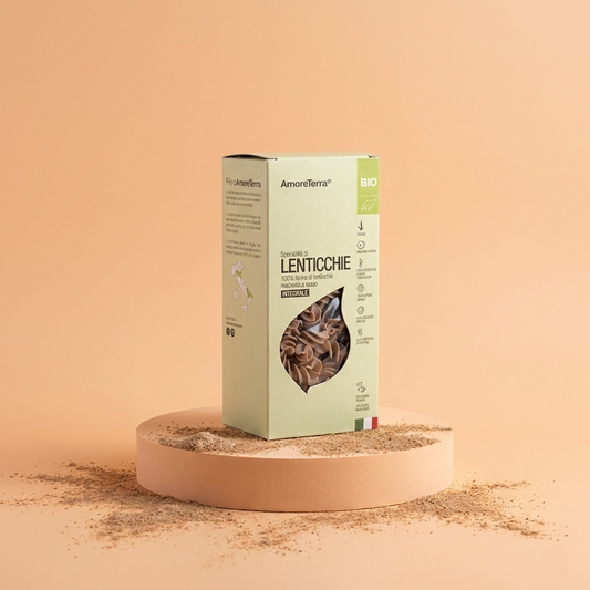 Trucioli di Lenticchie - artigianale, BIO, 250g.