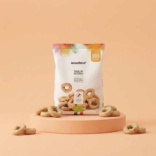 Tarallini Luce 9 Grani Antichi - Senza lievito - Bio