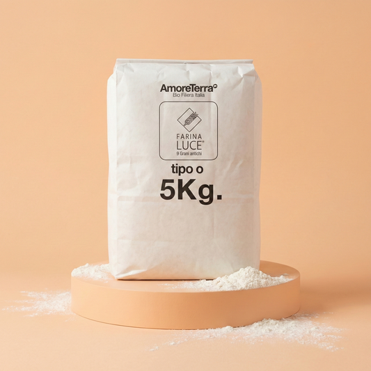 Farina Luce 9 Grani Antichi Tipo 0 - Bio- 5Kg.