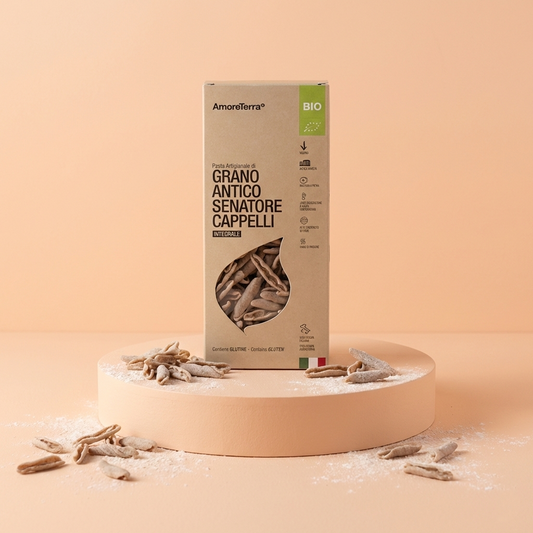 Raschiatelli integrali Senatore Cappelli - artigianale, BIO, grani antichi 500g.