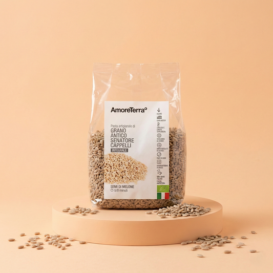 Semi di melone integrali Senatore Cappelli - artigianale, BIO, grani antichi 500g.