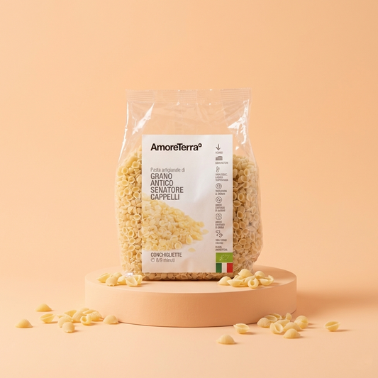 Conchigliette Senatore Cappelli - artigianale, BIO, grani antichi 500g.