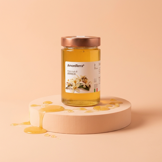 Miele crudo di Arancio - Bio- 500g - PROMO NATALE