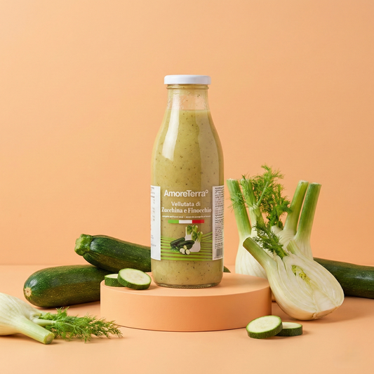 Vellutata bio | Zucchina e finocchio | 500 ml | AmoreTerra