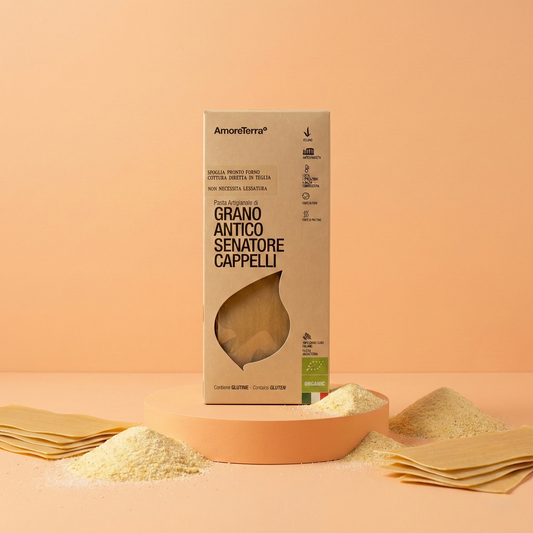 SFOGLIA PER LASAGNA di Senatore Cappelli - artigianale, BIO, grani antichi 500g.