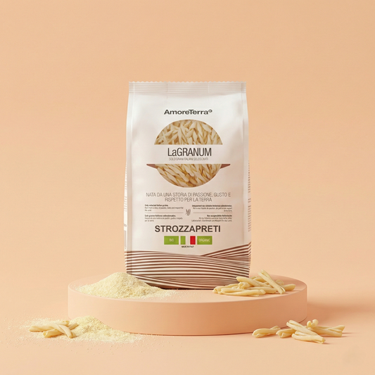 Strozzapreti tradizionale "LaGranum" - artigianale, BIO, grano italiano 500g.