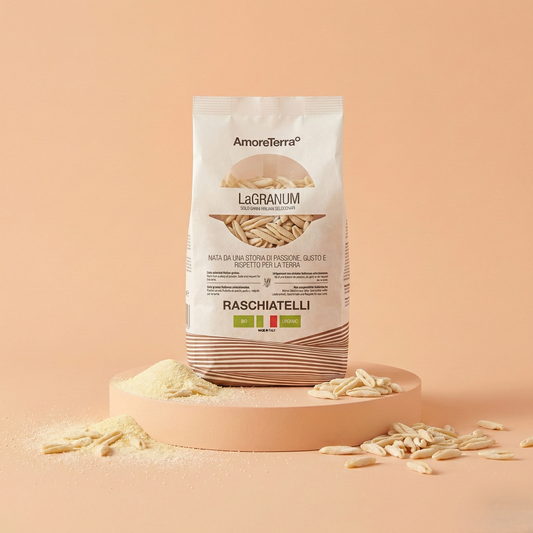 Raschiatelli tradizionale "LaGranum" - artigianale, BIO, grano italiano 500g.