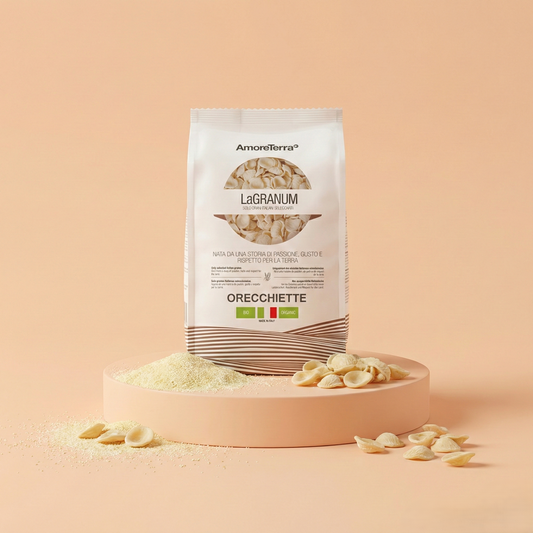 Orecchiette tradizionali "LaGranum" - artigianale, BIO, grano italiano 500g.