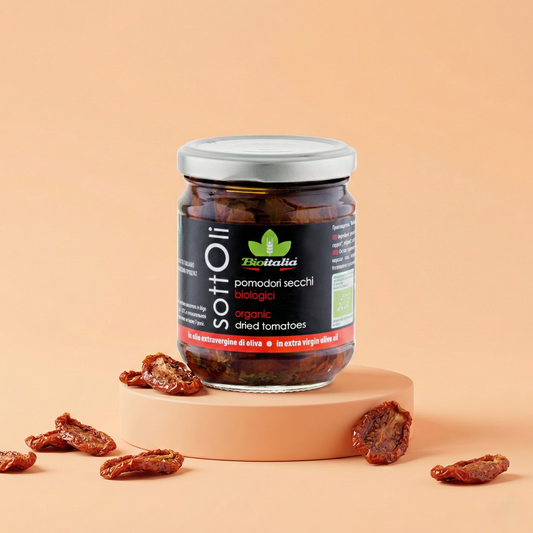 Pomodori secchi BIO in olio ex.verg. 180g