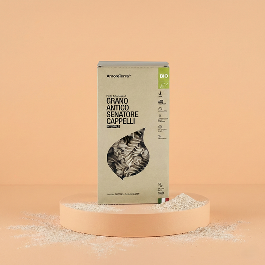 Trucioli integrali Senatore Cappelli, artigianale, BIO, grani antichi 500g.