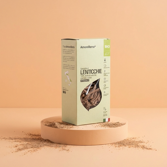 Strozzapreti di Lenticchie - artigianale, BIO, 250g.
