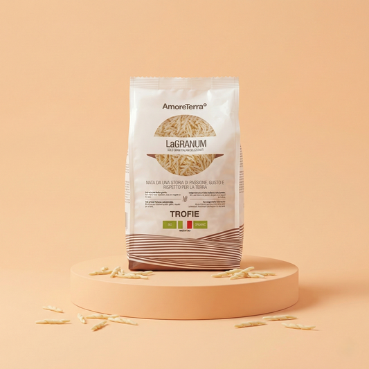 Trofie tradizionali "LaGranum" - artigianale, BIO, grano italiano 500g.
