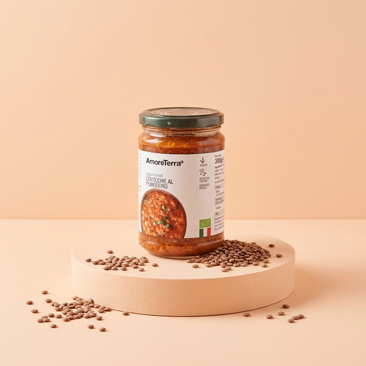 Lenticchie pronte al pomodoro  Bio Italia 300g.