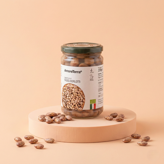 Fagioli Borlotti lessati  Bio Italia 300g.