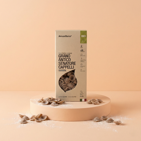 Orecchiette integrali Senatore Cappelli - artigianale, BIO, grani antichi 500g.