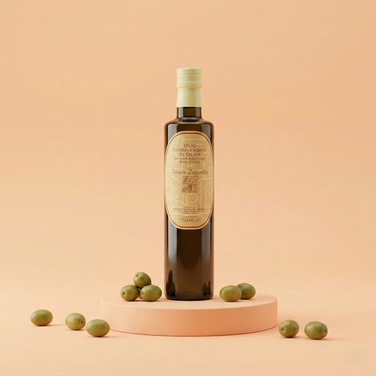 Olio extravergine di oliva biologico Zagarella -Bio- 750ml