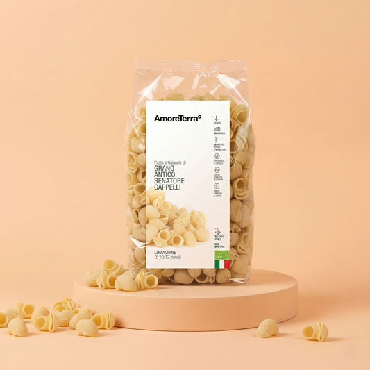 Lumachine Senatore Cappelli - artigianale, BIO, grani antichi 500g.