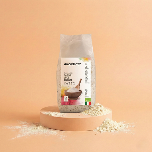 Farina Luce 9 Grani Antichi integrale (molitura a pietra) - Bio 500g.