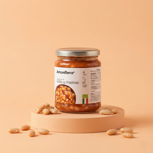 Fagioli Cannellini al Pomodoro  Bio Italia 270g.