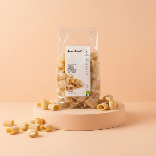 Paccheri Senatore Cappelli - artigianale, BIO, grani antichi 500g.