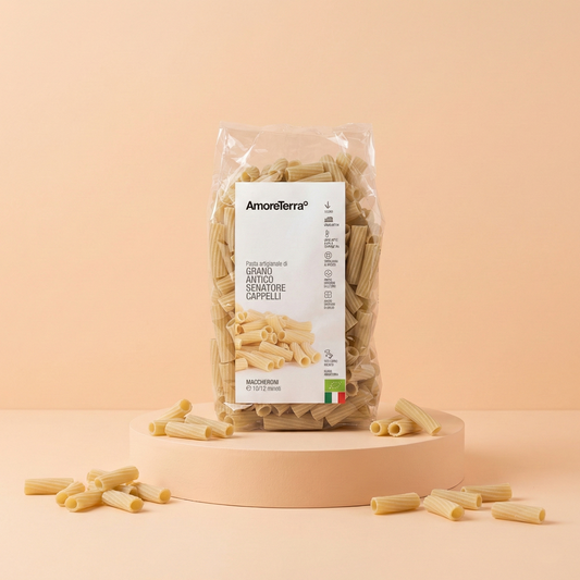 Maccheroni Senatore Cappelli - artigianale, BIO, grani antichi 500g.