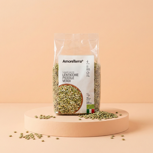 Lenticchie piccole Verdi - Bio Italia 400g.