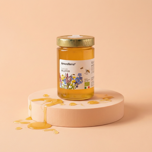Miele crudo Millefiori - Bio- 500g - PROMO NATALE
