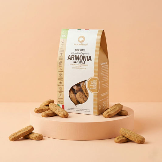 Biscotti Armonia naturale (senza: zucchero, lievito uova e burro) - Bio