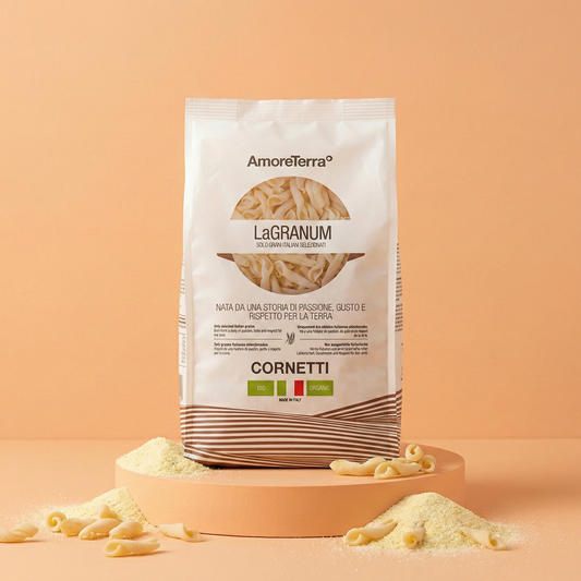 Cornetti tradizionali "LaGranum" - artigianale, BIO, grano italiano 500g.