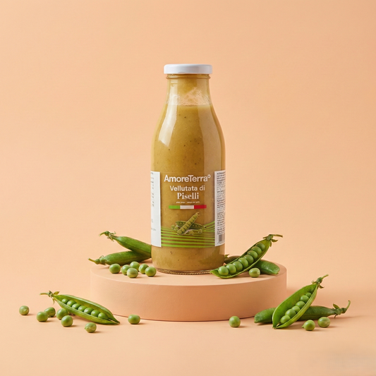 Vellutata bio | Piselli e carota | 500 ml | AmoreTerra