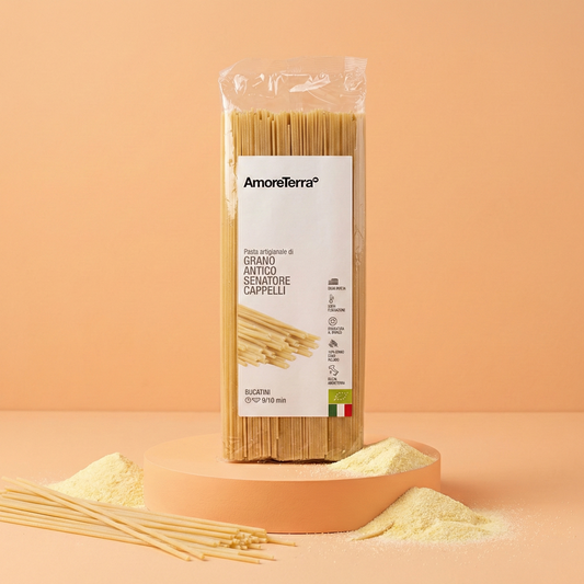 Bucatini S.Cappelli - artigianale, BIO, grani antichi 500g.