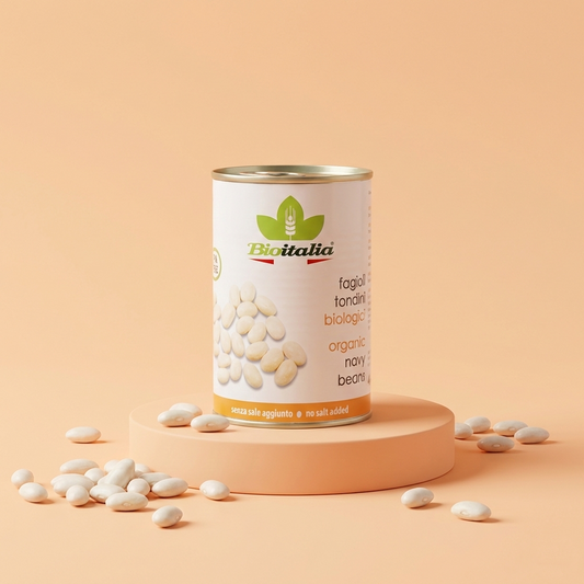 Fagioli tondini lessi BIO 400 g
