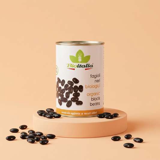 Fagioli neri lessi BIO 400 g