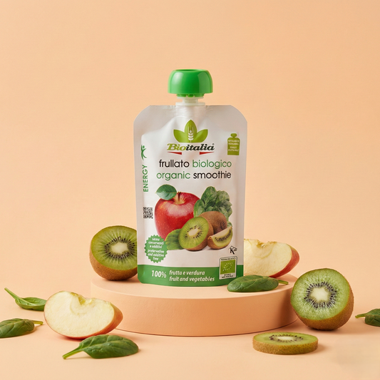 Frullato di mela, kiwi e spinaci 100% BIO 120 g